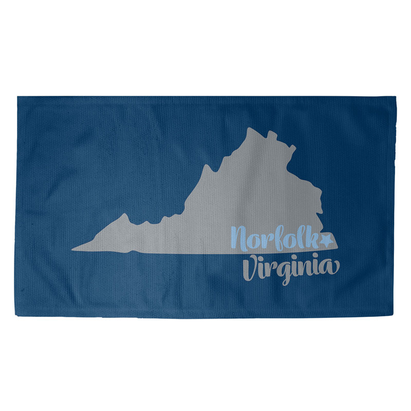 Tapis multicolore sports Virginia, Rectangle 5 pi x 7 pi