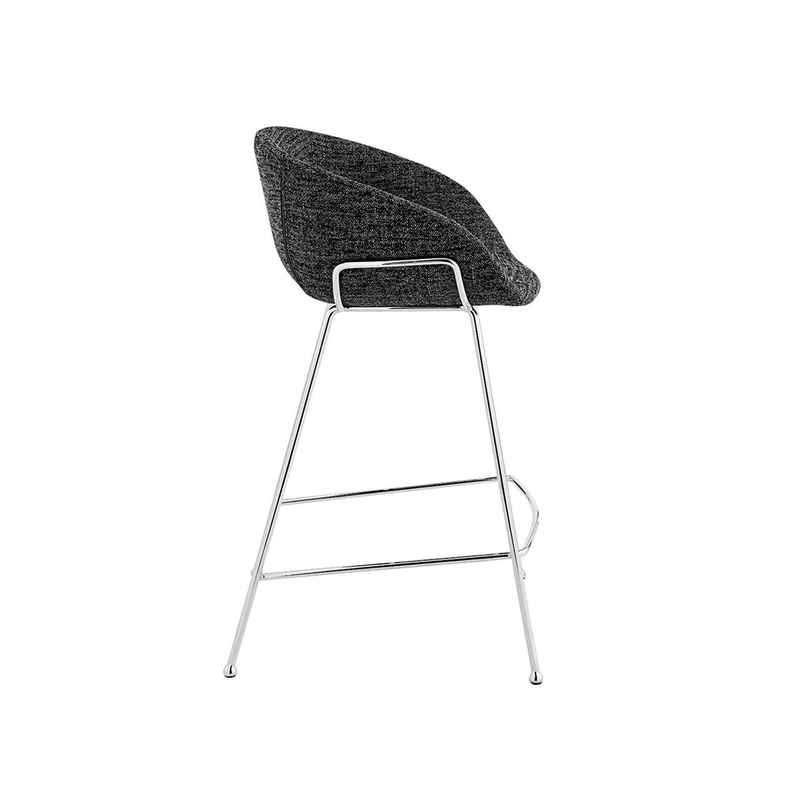 Ardea Counter & Bar Stool, Counter Stool (25.6" Seat Height), Black