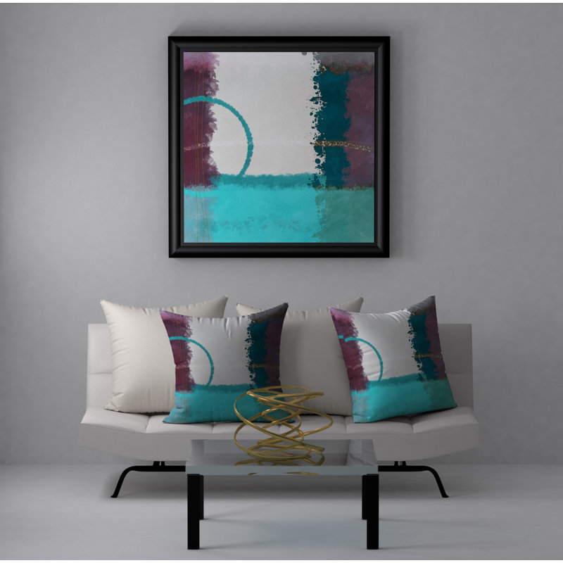  Housse et insert de coussin carré Beautiful Joy, 18" x 18"