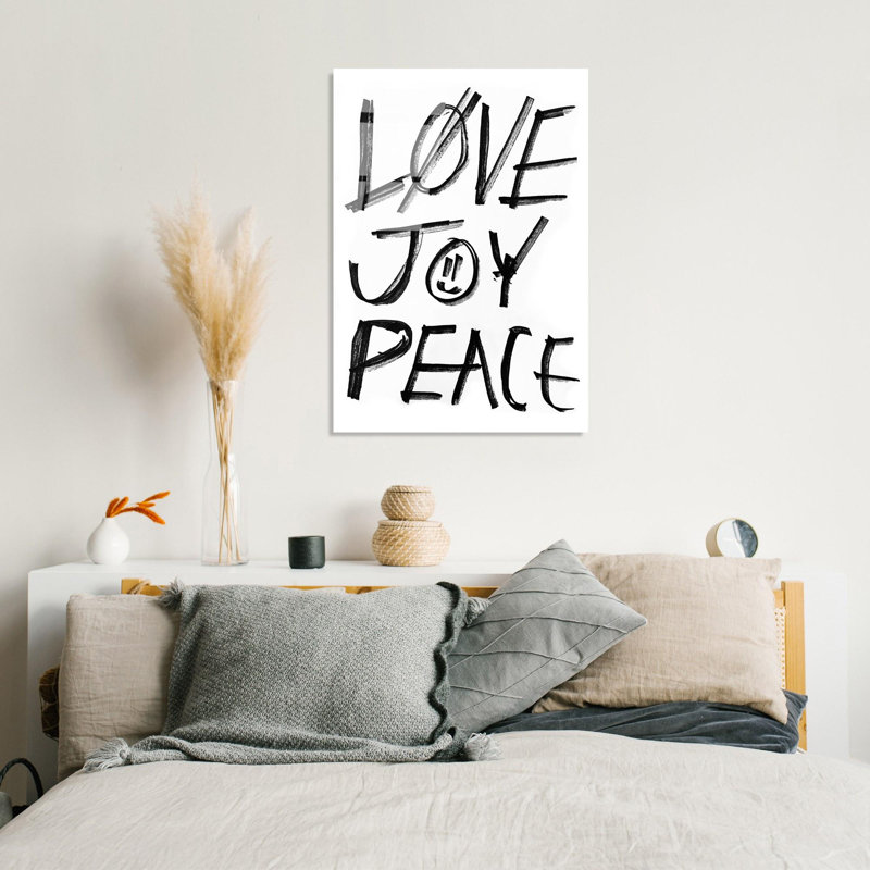 Boze Wall Decor on Tempered Glass, 65cm H x 45cm W
