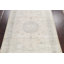Tapis décoratif beige/taupe en laine de conception unique 8 pi 5 po x 11 pi 10 po noué à la main