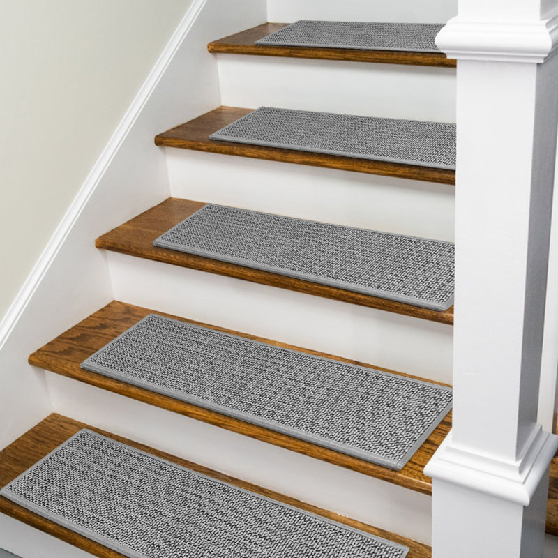 Tapis d'escalier intérieur antidérapant Robinswood, Gris
