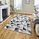 Elijah area rug Machine Woven Rectangle Grey/Black