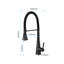Robinet de cuisine avec douchette extractible