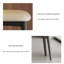 Ensembles de table à manger modernes et simples de style familial-106496040