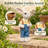 Rabbit Garden Statue in Blue Overalls