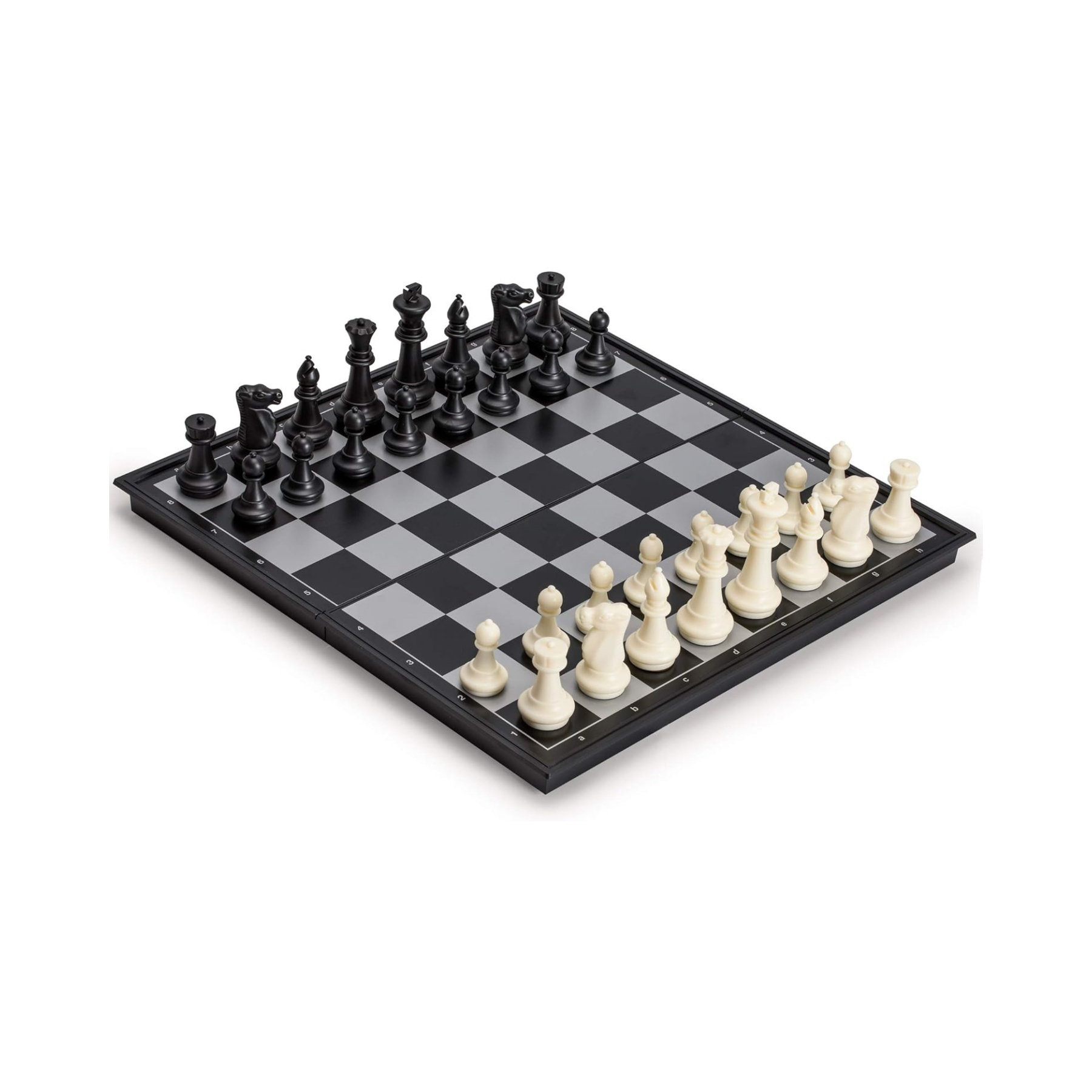 Phantoscope 2-In-1 Travel Magnetic Chess & Checkers Board Game Set - 14 ...