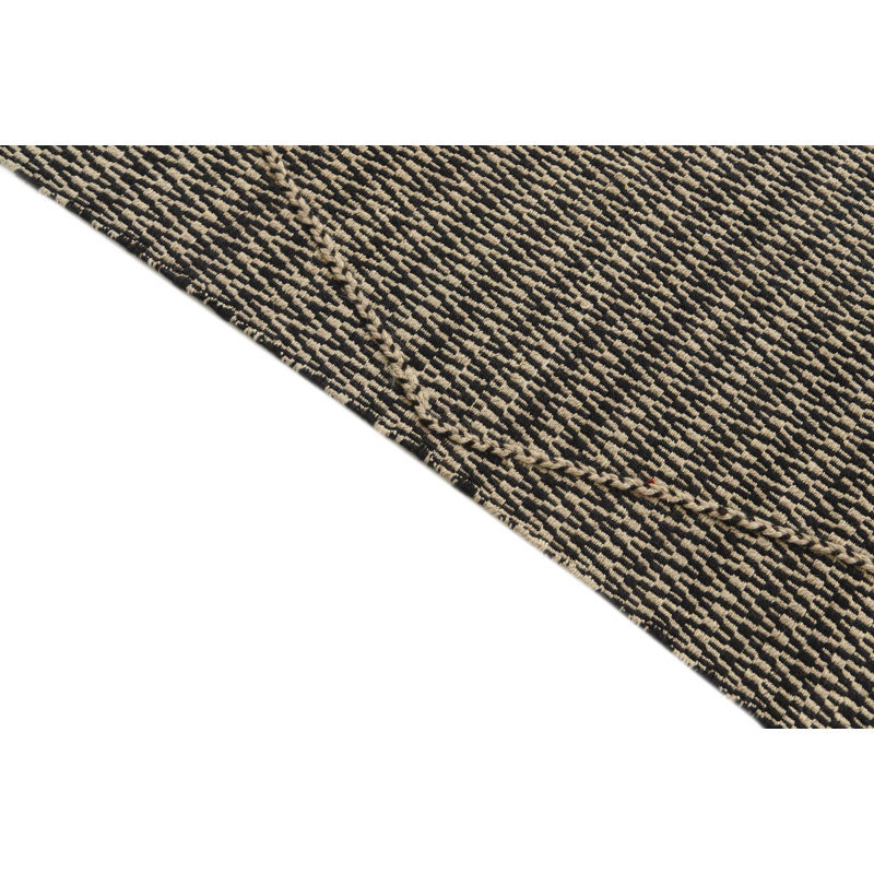 Tapis noir et blanc 14 pi 14 pi Phillippi