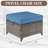 Bentzy Outdoor Patio Ottomans with Cushions-143566877