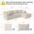 Boneless 105.9" L-Shaped Sectional Sofa With Chaise-431494852