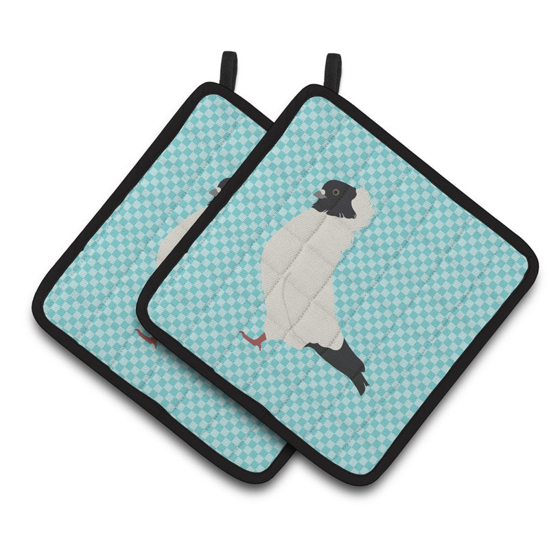 Cuisinier poignée à damier noun pigeon caroline