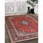 Rouge oriental/bleu marine/Tapis décoratif beige abiorn-229265511