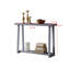 Console étroite de 44 po en bois moderne avec tablette de rangement à 2 niveaux pour l'entrée ou le salon, table de canapé mince pour le couloir ou le canapé derrière - gris-31954369-31954374