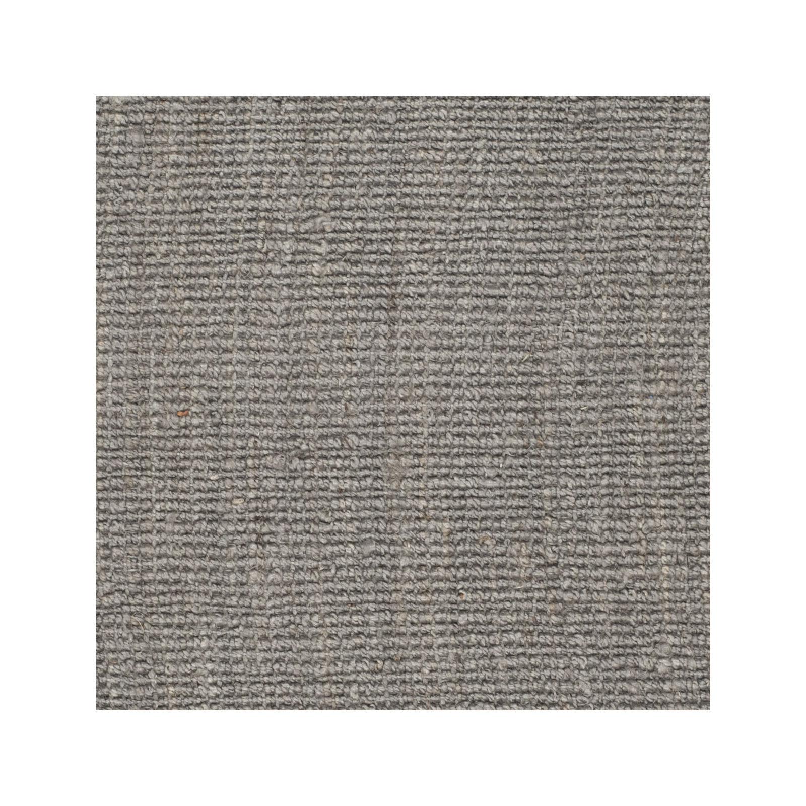 Auckland Handmade Flatweave Jute/Sisal Light Gray Area Rug, Rectangle 6' x 9'