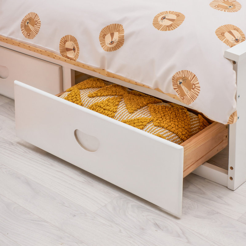 Tsamis UK Single - DE 90 X 190 Cm Storage Bed with Mattress