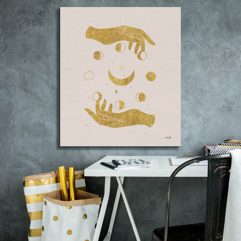 «Celestial» par Moira Hershey, art mural sur toile, H 30 po x l 26 po x P 1,5 po