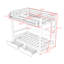 Lit superposé avec tablettes de rangement, tiroirs, ports USB et lumières DEL-1448351161-1448351142