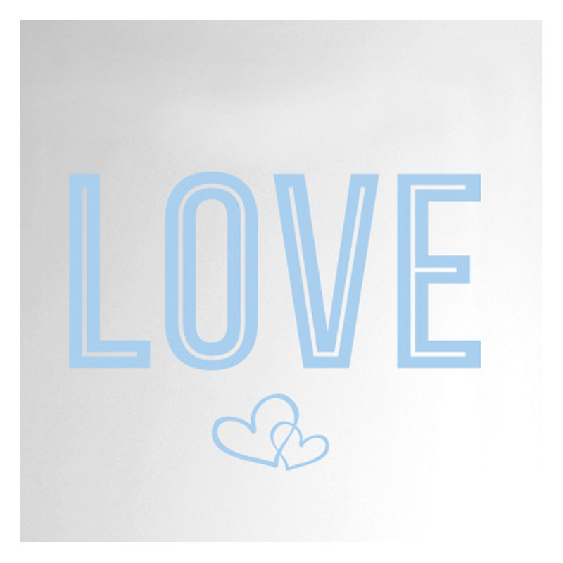 Wall Decal, Light Blue