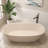71" X 35" Freestanding Tub Solid Surface Stone Resin Soaking Bathtub, Bisque-126557772