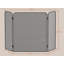 Pare-étincelles en métal à 3 panneaux pour grille de protection anti-étincelles pour le salon (29 po x 48 po)
