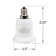 Candelabra to Standard Light Bulb Socket Adapter