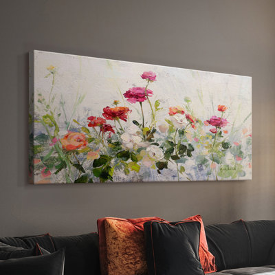 Persian Buttercups- Gallery Wrapped Canvas -Ready to Hang