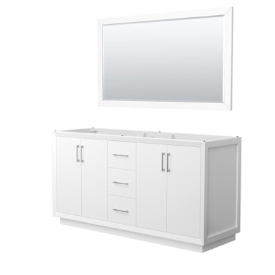 Strada 65.25'' Double Bathroom Vanity Base Only