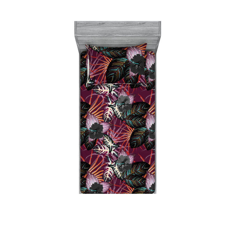 Drap-housse et taies décoratives 3 pièces Ambesonne