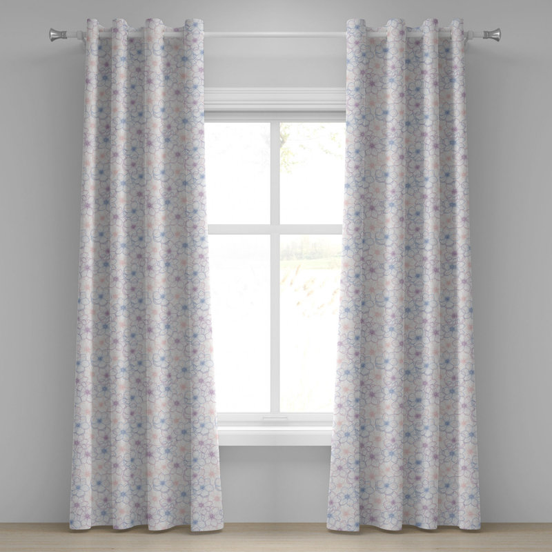 Sateen Blackout Curtains / Drapes Pair, 50" W x 120" L