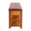 Banc de rangement pour chaussures en bois massif avec capacité de poids de 220,46 lb