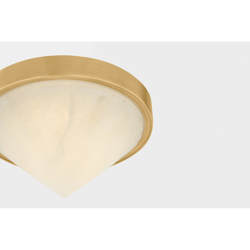 Colmar Flush Mount in Vintage Brass