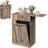 Balconera Tilt Out Trash Can Cabinet With Storage Cabinet & Drop Leaf-100734163