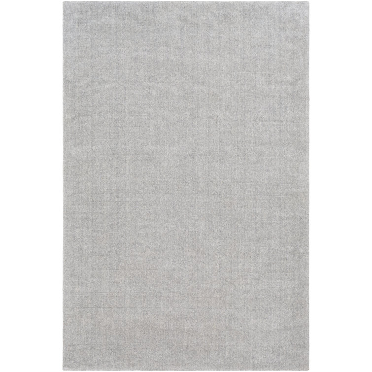 Dingman Hand-Tufted Wool Gray Area Rug