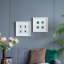 Boîte murale décorative 15,57 x 1,2 x 15,7 po S / 2