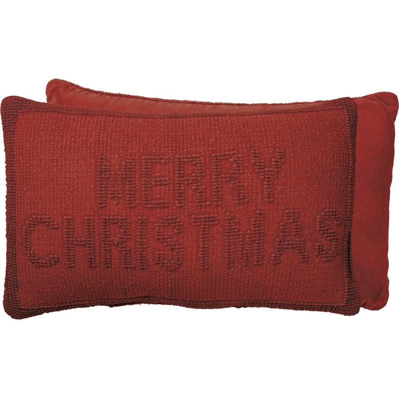 Coussin de Noël Primitives de Kathy Merry Christmas - 19 po x 12 po