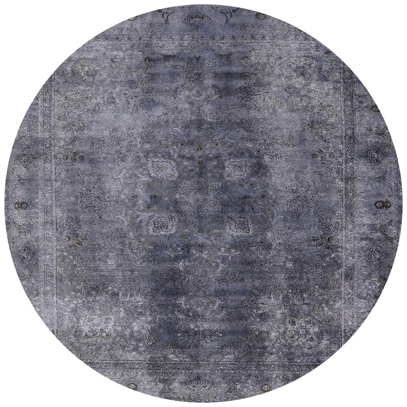 Ikeda Oriental Indoor Rug, Round 4'