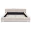 Lit plateforme en chenille grand format, base de lit tapissier moderne avec tissu épais-1499968274