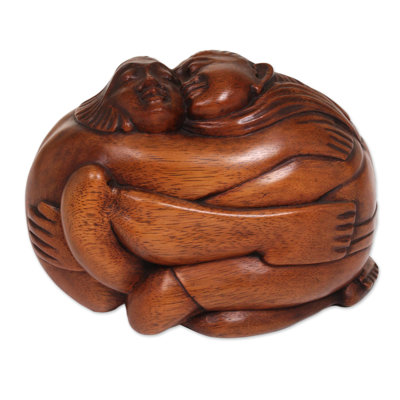 Figurine en bois romancing Lucasta