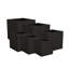 Pots de fleurs cubiques extra larges en fibre de verre légère, lot de 6 - Intérieur/Extérieur-2072220594-2072220593