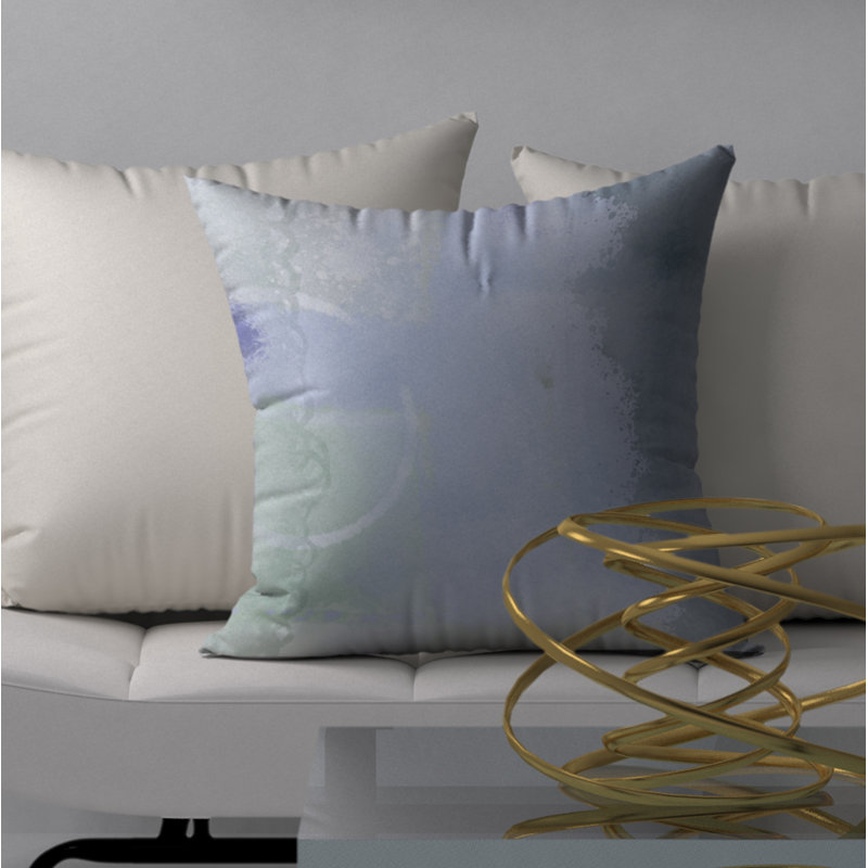 Housse de coussin décorative carrée/insert spectaculaire, 24" X 24"