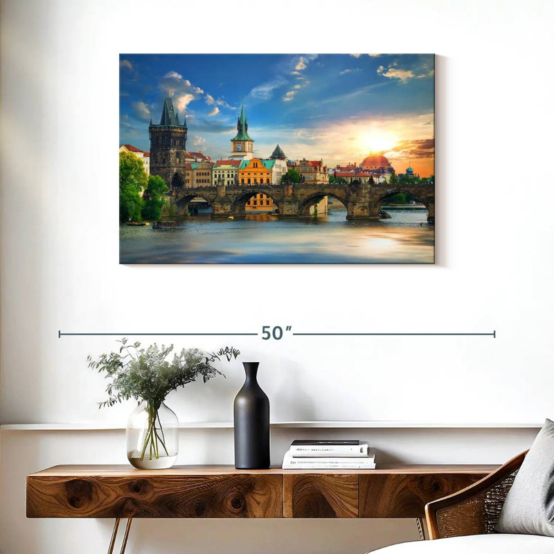 Lilie Charles Bridge, 24" H x 36" W