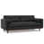 Black Genuine Leather