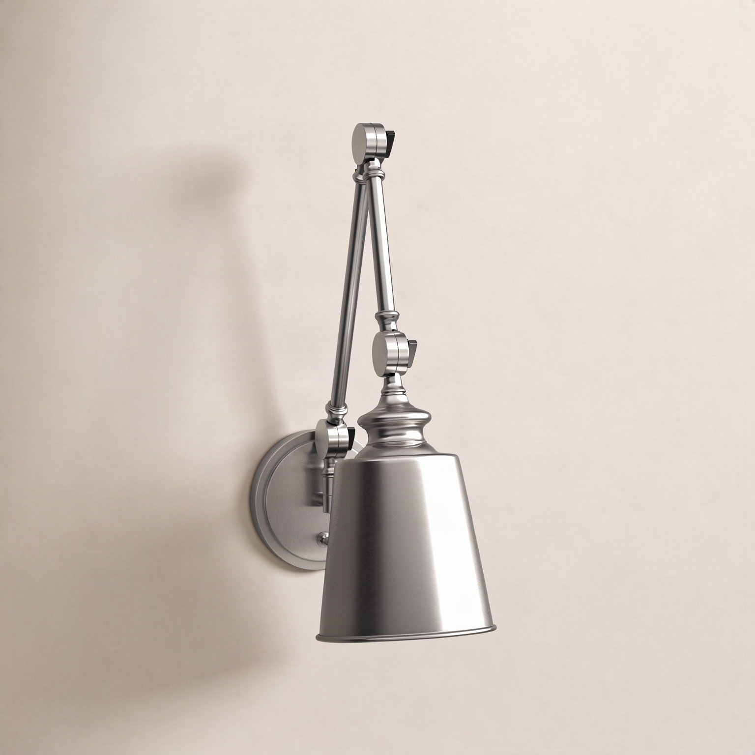 Richwood 2 Light Dimmable Wall Sconces, Brushed Nickel