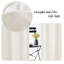 Paire de rideaux semi-transparents en polyester avec passe-tringle Joe -187810564-187810565