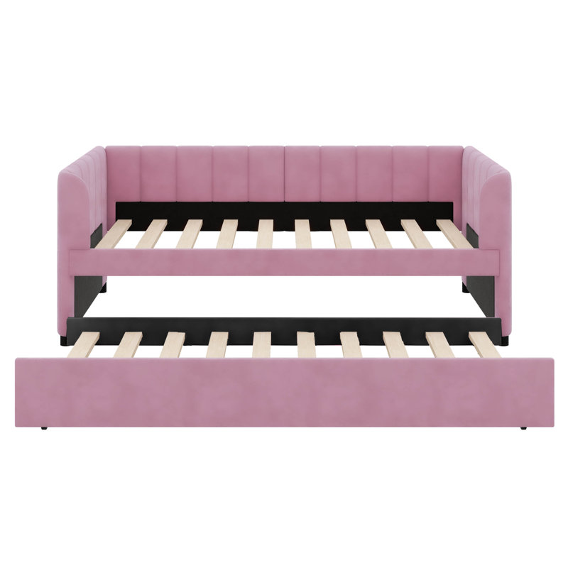 Upholstered Daybed, Pink