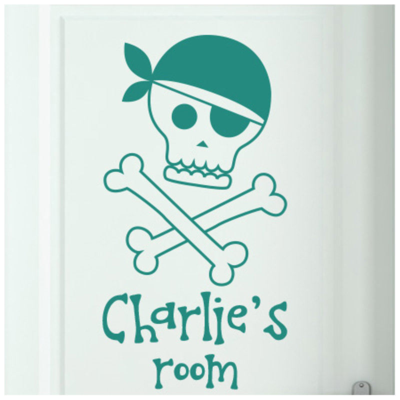 Nautical & Beach Wall Decal, Aqua Green