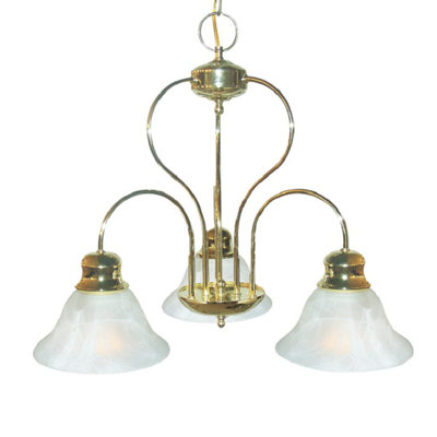 Lustre classique / traditionnel à 3 lumières Ferrao