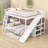 Caloundra Full over Full Wood Bunk Bed with Ladder, Slide and Three Shelves-244791663
