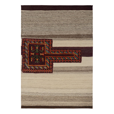 One-of-a-Kind 3'2" X 4'5" Hand Knotted Area Rug