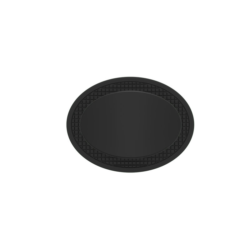 Beetle Granado 1 5/8" Length Oval Knob, Matt Black